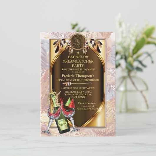 Droomvanger Bachelor Party (Staand voorkant)