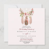 droomvanger | Eenvoudige vierkante bruiloft uitnod Kaart (Voorkant)