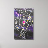 Droomvanger en veren Galaxy Canvas Afdruk (Voorkant)
