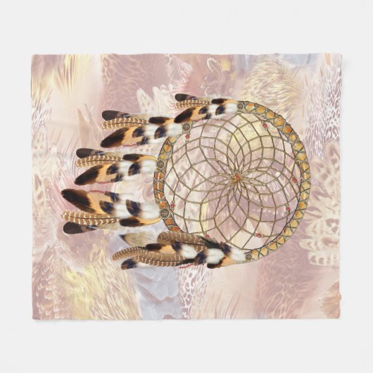 Droomvanger Huisdecoratie Fleece Deken (Voorkant (Horizontaal))