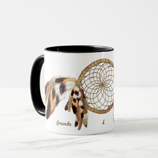 Droomvanger Huwelijksgeschenk Mok (Voorkant links)