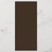 Droomvanger Huwelijksmenu Menu (Achterkant)