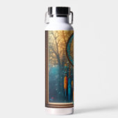 Droomvanger in een raam Herfstbladeren Waterfles (Voorkant)