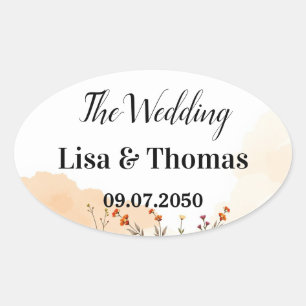 Droomvanger Macrame Bruiloft Ovale Sticker