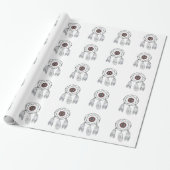 Droomvanger met Wildflower Native American Cadeaupapier (Uitgerold)
