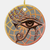 Droomvanger oog van Horus Keramisch Ornament (Achterkant)
