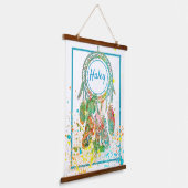 Droomvanger spat personalized hangend wandkleed (Gebogen)