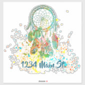 Droomvanger spatpostbus sticker (Vel)