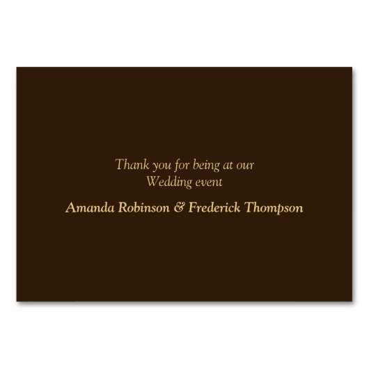 Droomvanger tafelkaarten kaart (Achterkant)