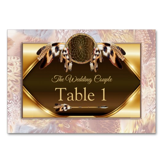 Droomvanger tafelkaarten kaart (Voorkant)