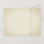 Droomvanger Vintage Textuur Huwelijksuitnodiging Uitnodiging Briefkaart (Achterkant)