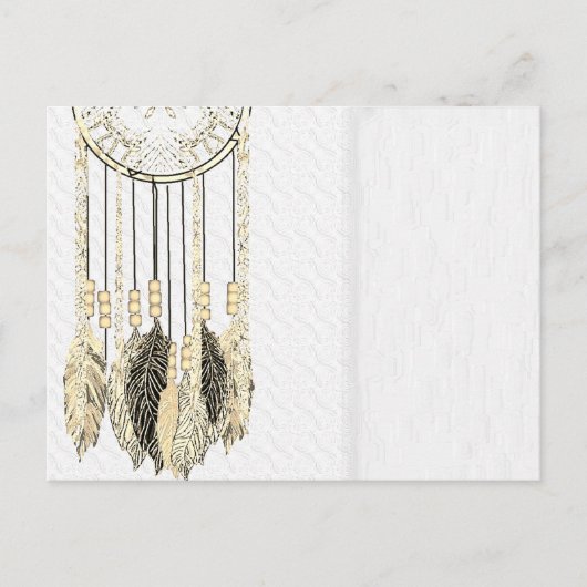 Droomvanger Vintage Textuur Trouw Uitnodiging (Voorkant)