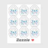 Droomvanger Waterverfveer Boho Plannerblad Sticker (Vel)