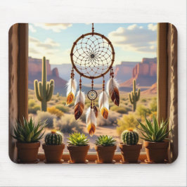 Droomvanger, Woestijncanyons, Cactussen Muismat