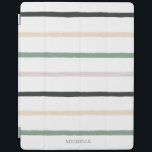 Droomvelden | Monogram iPad Smart Hoesje iPad Cover<br><div class="desc">Ons collectie van de Gebieden van Dreams kenmerkt moderne illustraties van de waterverf en lay-out die aan handgeschreven douanemanuscript en elegante doopvonten worden gekoppeld. Florale illustraties in room, zwart en sappig groen zijn zeer modern en elegant, net zoals achtergronden in dezelfde kleuren. Dit collectie bevat objecten die voorbij de trouwsuite...</div>