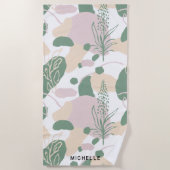 Droomvelden | Monogram strand Strandlaken (Voorkant)