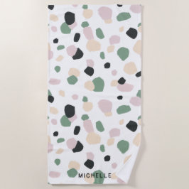 Droomvelden | Monogram strand Strandlaken