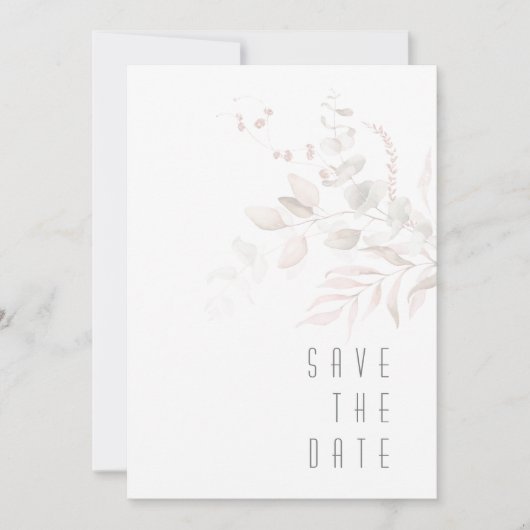 Droomvezel Wedding Blush Pink ID817 Save The Date (Voorkant)