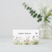 Droomvlinder Bloemen Visitekaartje (Staand voorkant)