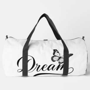 Droomvlinder - Elegante Zwarte Script Inspiratie Plunjezak
