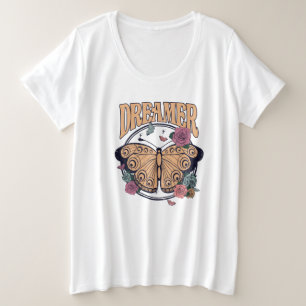 Droomvlinder Grote Maat T-shirt