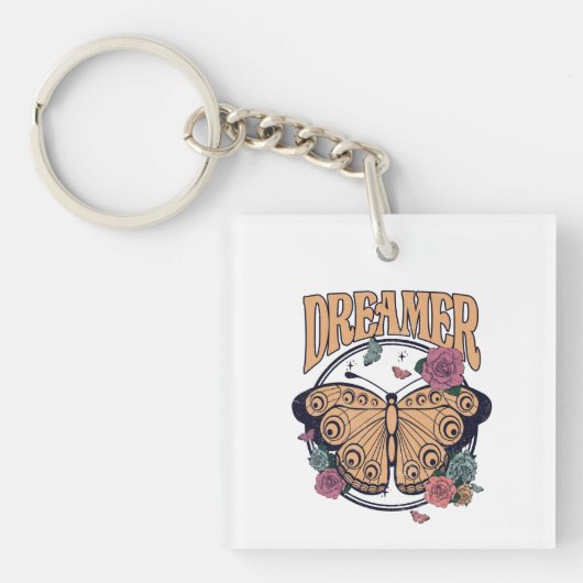 Droomvlinder Sleutelhanger (voorkant)
