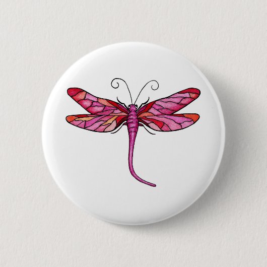 Droomvlinders Ronde Button 5,7 Cm (Voorkant)