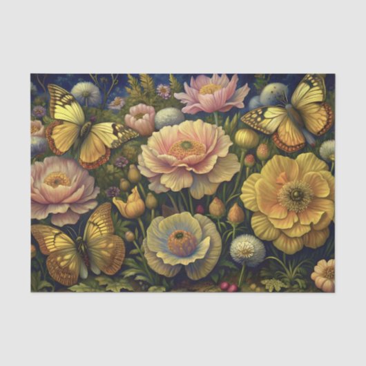 Droomvlindertuin Decoupage Tissuepapier (Voorkant)