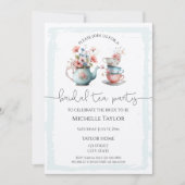 Droomvolle Waterverf Thee Bruiloft Uitnodiging (Voorkant)
