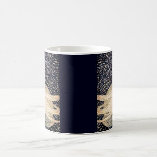 droomvrouw en kat koffiemok (Center)