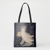 droomvrouw en kat tote bag (Voorkant)