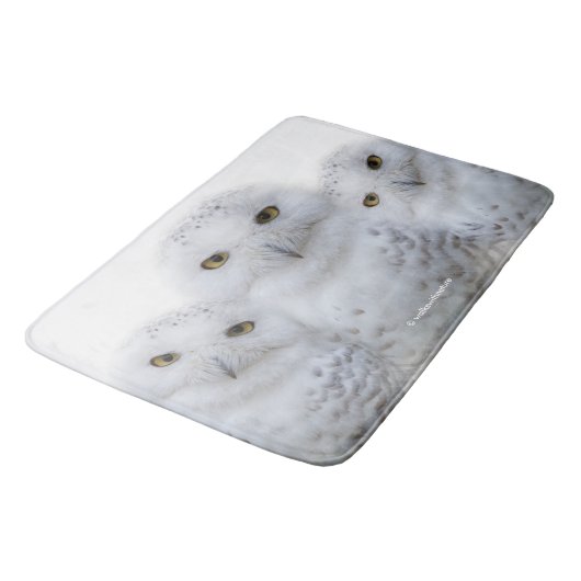 Droomvrouw Wisdom van Snowy Owls Badmat (Gekanteld)