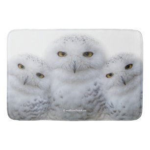 Droomvrouw Wisdom van Snowy Owls Badmat
