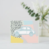 droomwagen briefkaart (Staand voorkant)