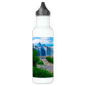 droomwatervallandschap waterfles  (Links)