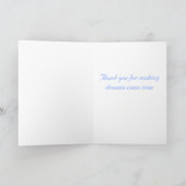 droomWenskaart Feestdagen Kaart (Binnen)