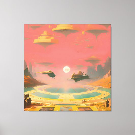Droomwereld Canvas Afdruk (Voorkant)