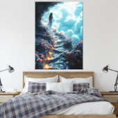 Droomwereld Canvas Afdruk (Insitu (Slaapkamer))