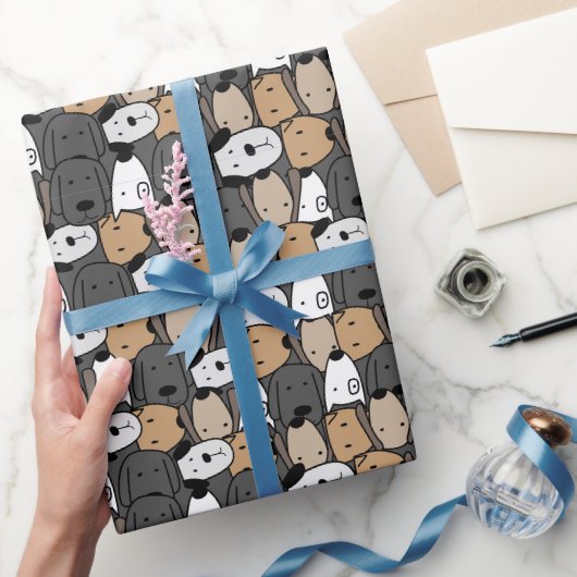 Droomwereld van grillige honden cadeaupapier (Geschenken)
