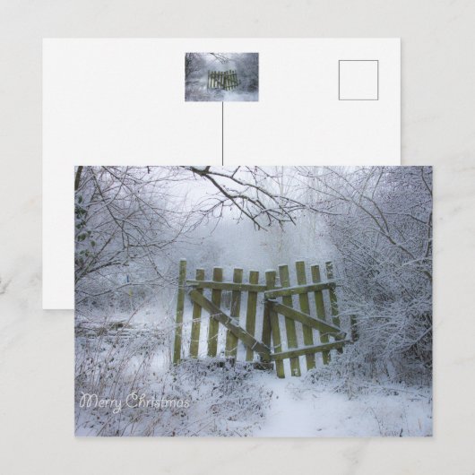 Droomwinterwonderland Briefkaart (Voorkant / Achterkant)