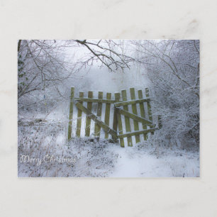 Droomwinterwonderland Briefkaart