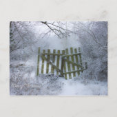 Droomwinterwonderland Briefkaart (Voorkant)