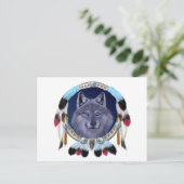 DROOMWOLF BRIEFKAART (Staand voorkant)