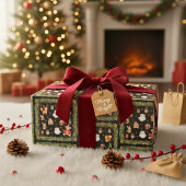 Droomwoud Dieren Kerstmis Cadeaupapier