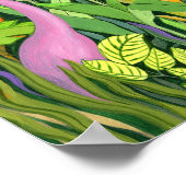 Droomwoud Dieren kunst Poster (Hoek)