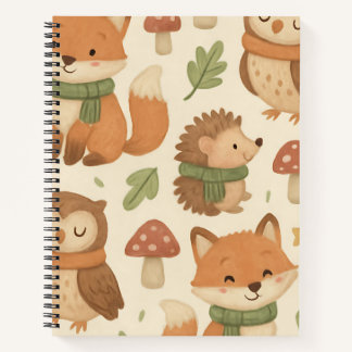 Droomwoud Dieren Patroon Notitieboek