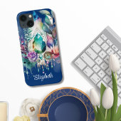 Droomy Boho kristallen Dreamcatcher Marine Case-Mate iPhone Case