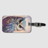 Droomy Fantasy Uil Zachte Pastel Kleuren Bagagelabel (Voorkant (horizontaal))