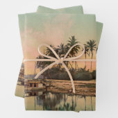 Droomy  Florida Scene Inpakpapier Vel (In situ)