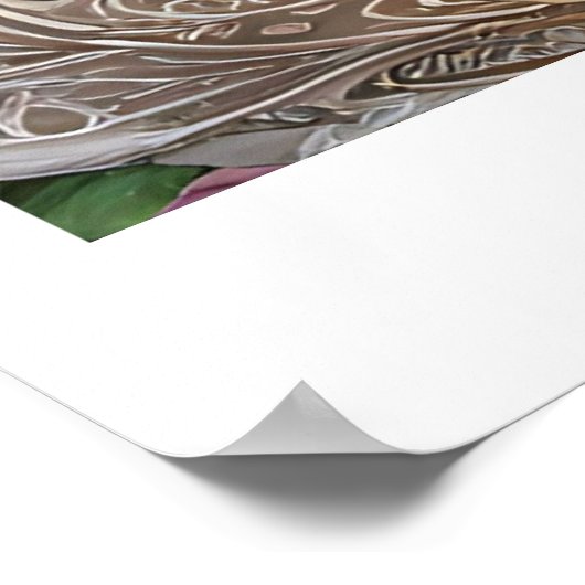 Droomy  geïnspireerd Roos Fairy Poster (Hoek)